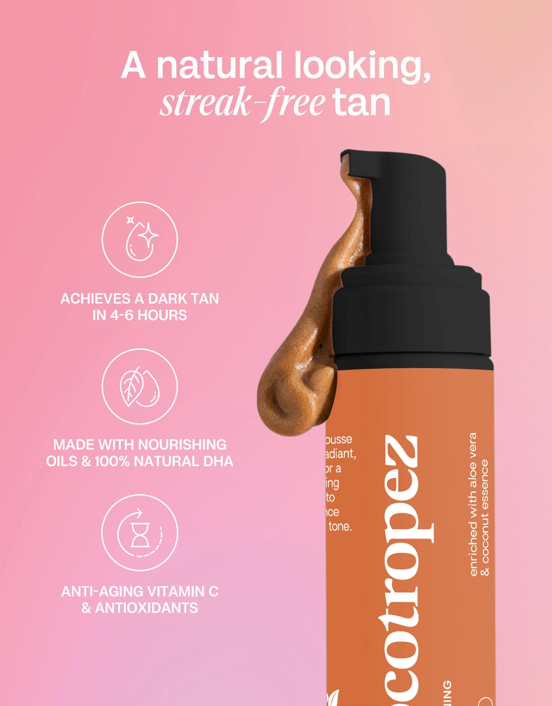 MEDIUM DEEP SELF TANNING MOUSSE - 200 ML